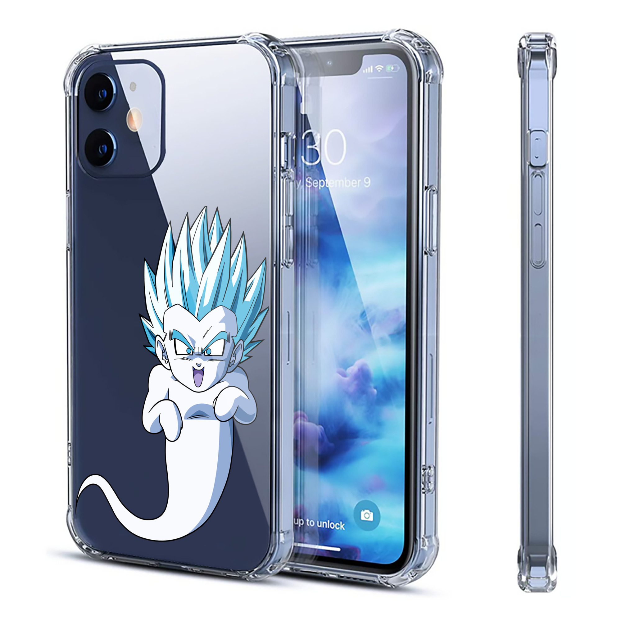 （画像用） ドラゴンボール ベジット DRAGON BALL Vegetto 【iPhone 12シリーズ対応】透明スマホケース（クリアソフトケース）